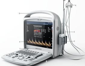 Good price نظام الموجات فوق الصوتية المحمولة دوبلر اللون عالية التقنية الرقمية مع برنامج 3D / 4D الانترنت